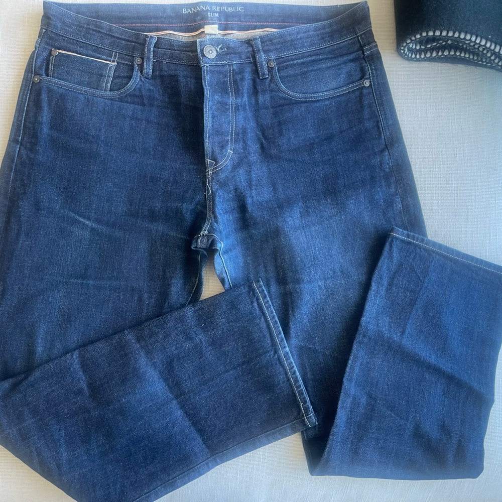 Banana Republic Jeans Men's Dark Indigo Size 36